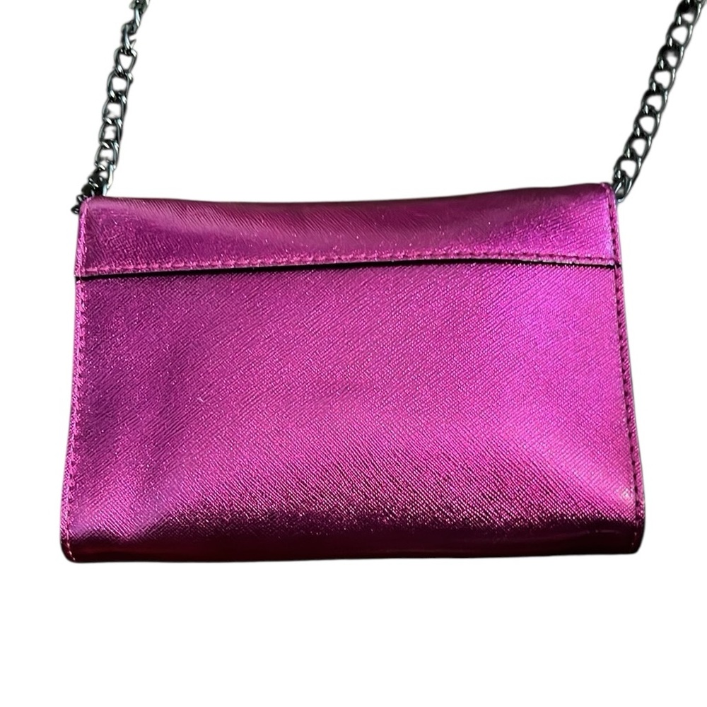 Kate Spade Cameron Street Metallic Cami Vibrant Bajarose Color Crossbody Bag - Picture 4 of 11
